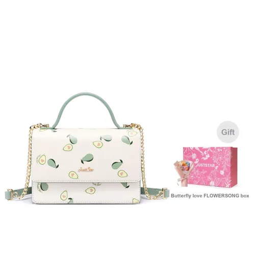 JUST STAR Shoulder Bags Avocado Green Box