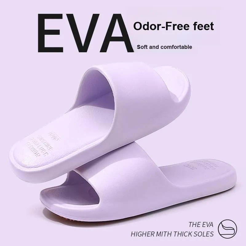 Foot Recreation Slippers, Slip Resistant Summer Home Indoor Squashy And Bouncy Feeling EVA Quiet Bathroom Bathing-6
