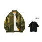Army Green (Comes with A Random 100% cotton Short-Sleeved Shirt T-Shirt)