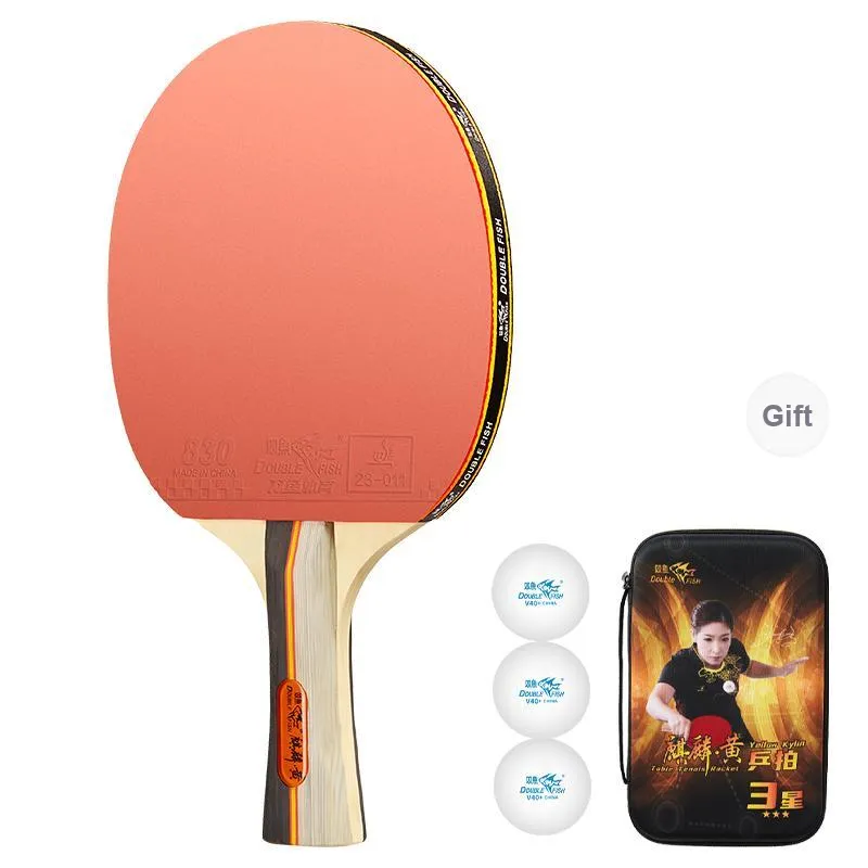 DOUBLEFISH Ping Pong Paddles Unisex Maple Wood Base-147