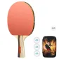 [Professional Competition Grade]Long Handle Shakehand Grip 1 Pc+Original Thickened Racket Bag+3 Pcs Competition Exclusive Balls