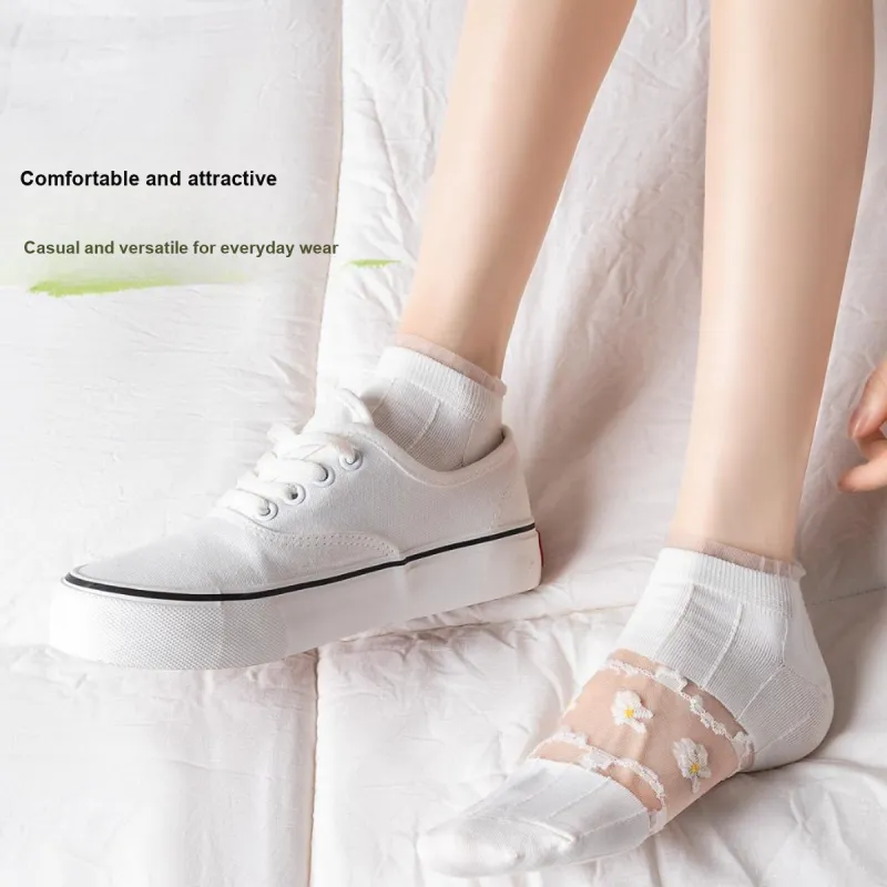 Caramella Ankle Socks Women's 4 Pack Mixed Color-4