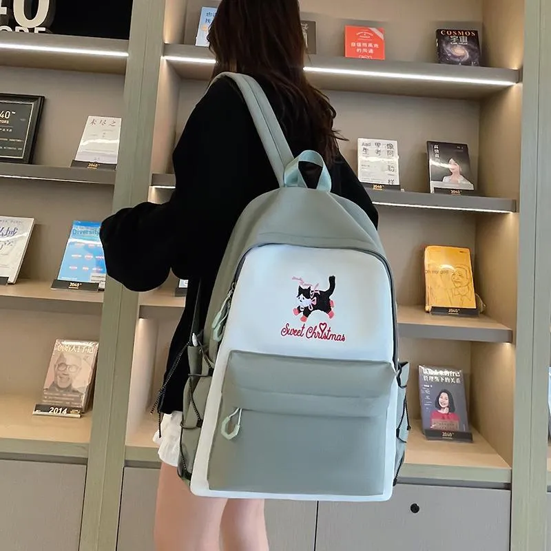 GEERDUN Canvas Backpack Regular Unisex Multicolor-9