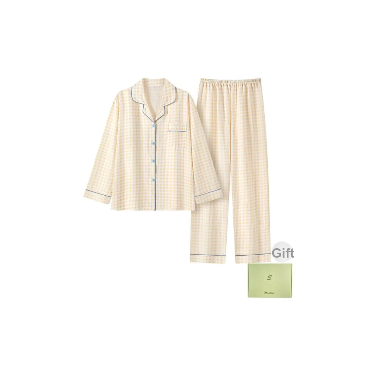Maultiay Pajama Gift Box Women's Yellow