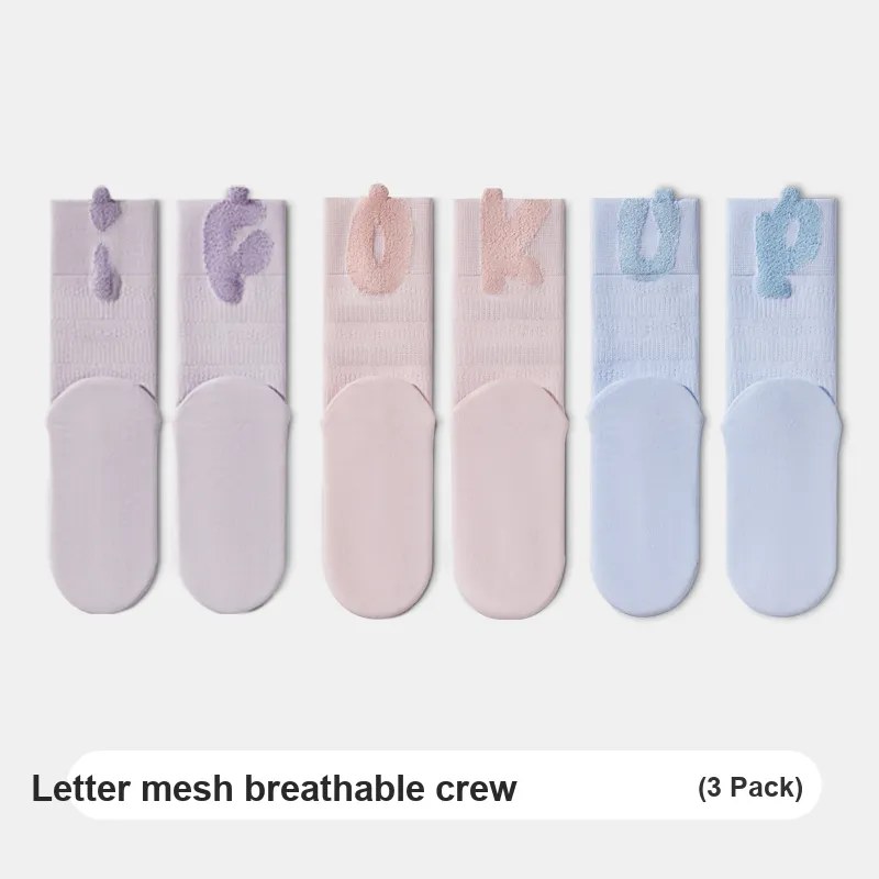 JKN Mid Calf Socks Women's Combo Set-19