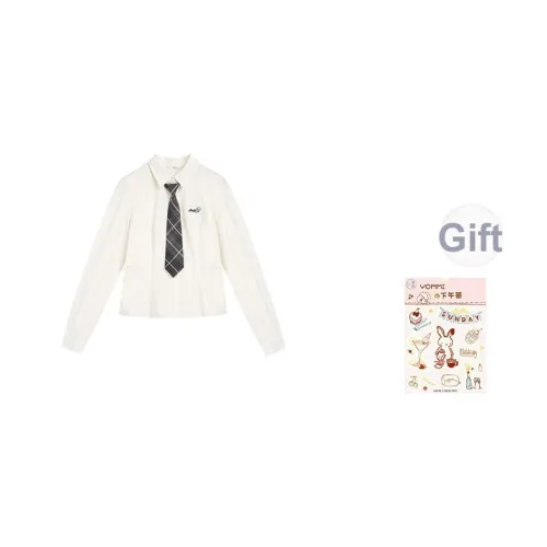 ZIHAN Белые Женские Рубашки