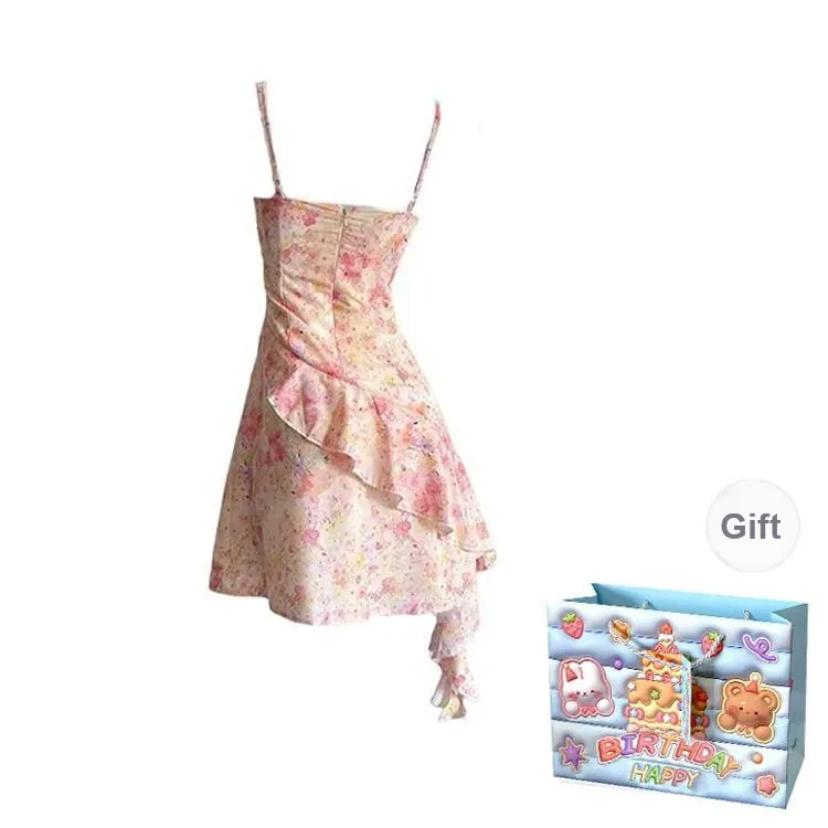 BRASS SCOUT Slip Dress Women's Pink-1