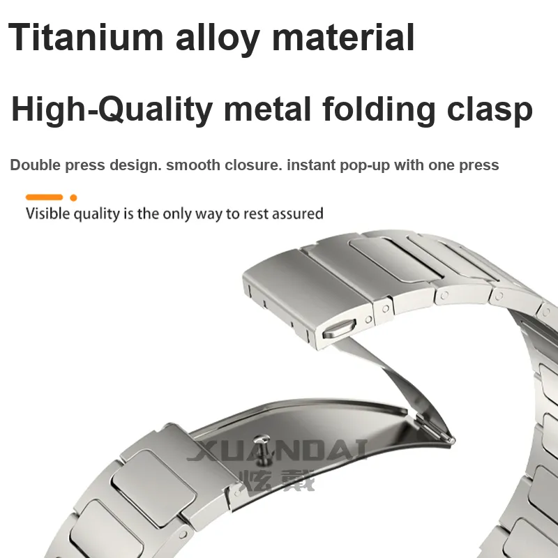 Mr. Strap Watch Band Xiaomi Compatibility Titanium Material-3
