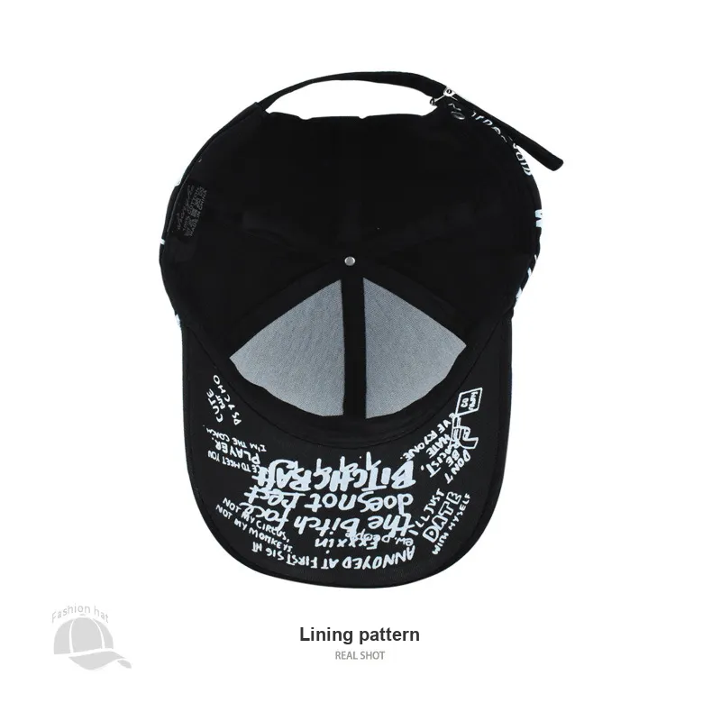 Yi Bu Kang Cotton Baseball Caps Unisex-2