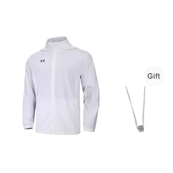 Under Armour Jacket Men's White Comes With Necklace
