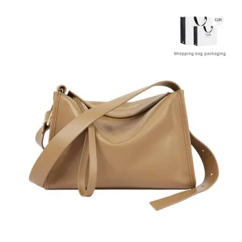 TUCANO PU Leather Shoulder Bag, Crossbody Bag, Shoulder Bag Medium Size Women's Caramel Brown