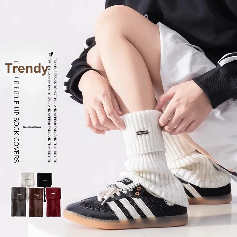 Caramella Mid Calf Socks Women's Shopping Bag Combo Set-1