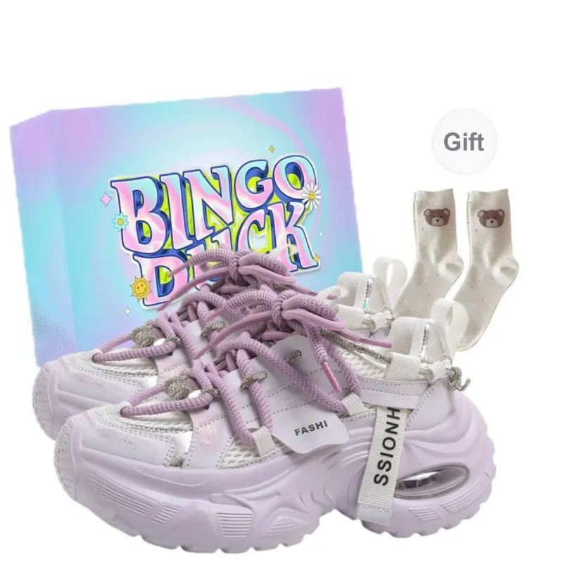 BINGO DUCK Chunky Sneakers Women's-9