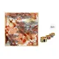 Beige Silk Scarf Buckle Box (Random 1 Pc)