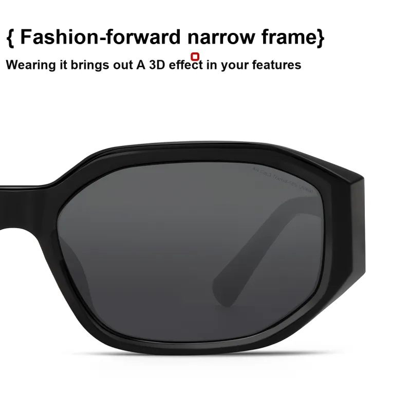 ZIPPO Plate Frame Cat Eye Sunglasses Unisex-4