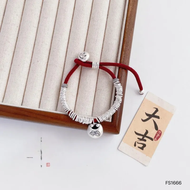 Silver Arashi Sterling Silver Bracelet 999 Fine Silver Unisex-2
