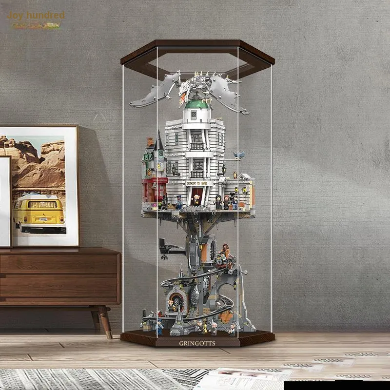LIGHT YOUR BRICKS Joy Hundred Compatibility Building Block 76417 Harry Potter Gringotts Storage Box Model Accessories-25