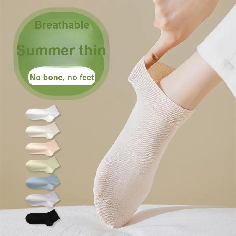 JIAZINI Ankle Socks Women's 5 Pack-3