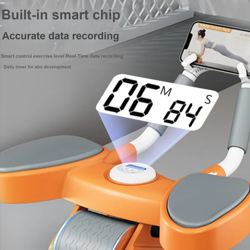 Pelplo Countable Abdominal Roller With Automatic Rebound For Crunches Extra Large Smart Display Unisex Multiple Colors-3