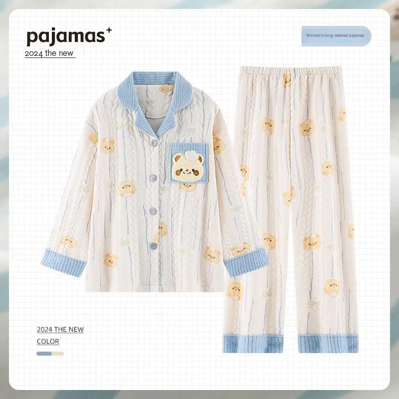 O'MESIK Pajama Set Women's Apricot-1