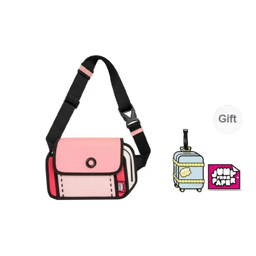 JumpFromPaper Polyester Sling Bag Women's Strawberry Pink