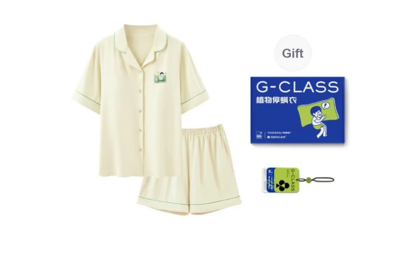 YOUKESHU Upgraded Pajama Set Unisex Box+Shopping Bag Random Packaging-178