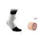 White Ankle Brace 195+1 Roll of Kinesiology Tape (Skin)