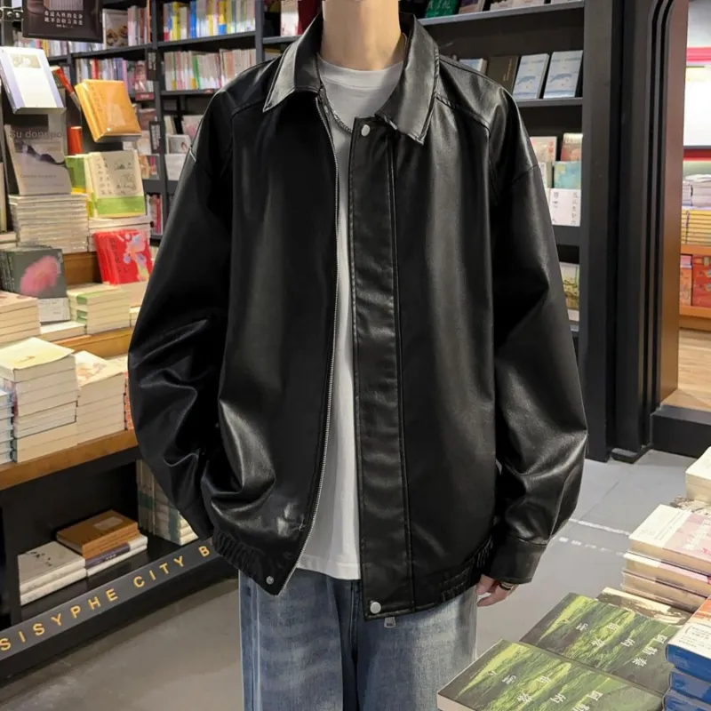 ZONEiD Leather Jackets Unisex-12