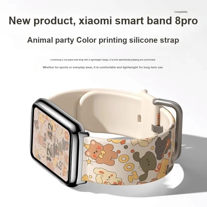 Mr. Strap Xiaomi Compatibility Watch Band 180mm TPU Material-1