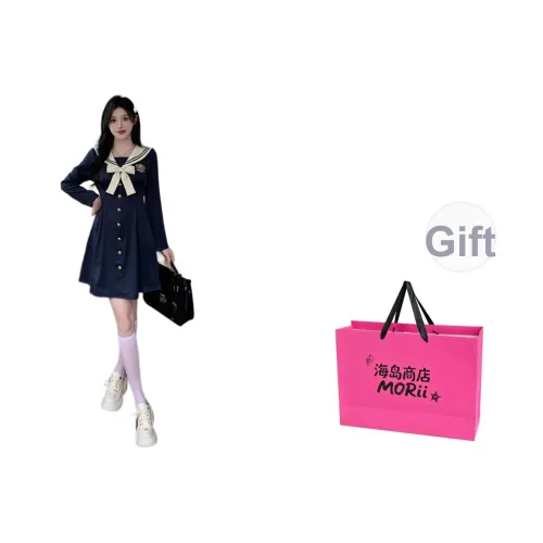 MORii Длинное платье с длинными рукавами женское