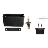 Black Stress Relief Shoulder Strap Pad+Black Liner+Charm (Bag Not Included)