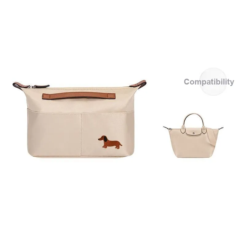 Прилив Сатин Сумка Вкладыш Женские Бежевый Кофе Пыльно-голубой