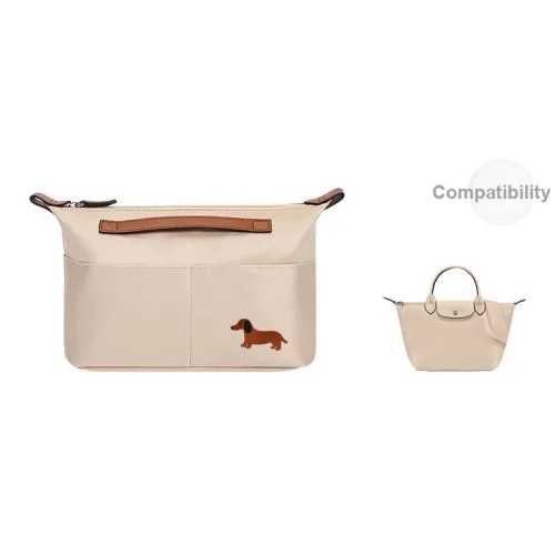 Прилив Сатин Сумка Вкладыш Женские Бежевый Кофе Пыльно-голубой