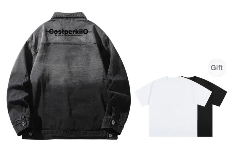 Cost Per Kilo Denim Jacket Unisex-3