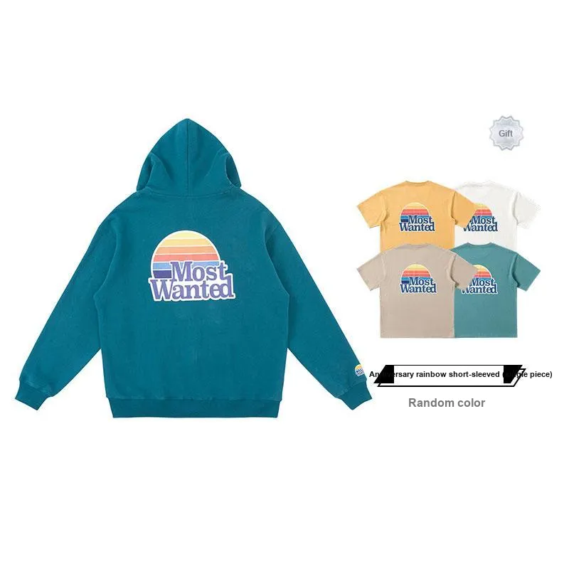MostwantedLab Classic Rainbow Sweatshirt Spring Fall Unisex-44