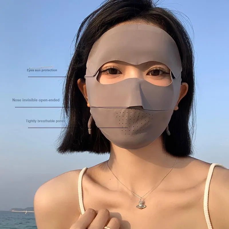 WODONBLE Polyamide Sun Protection Masks Women's-1