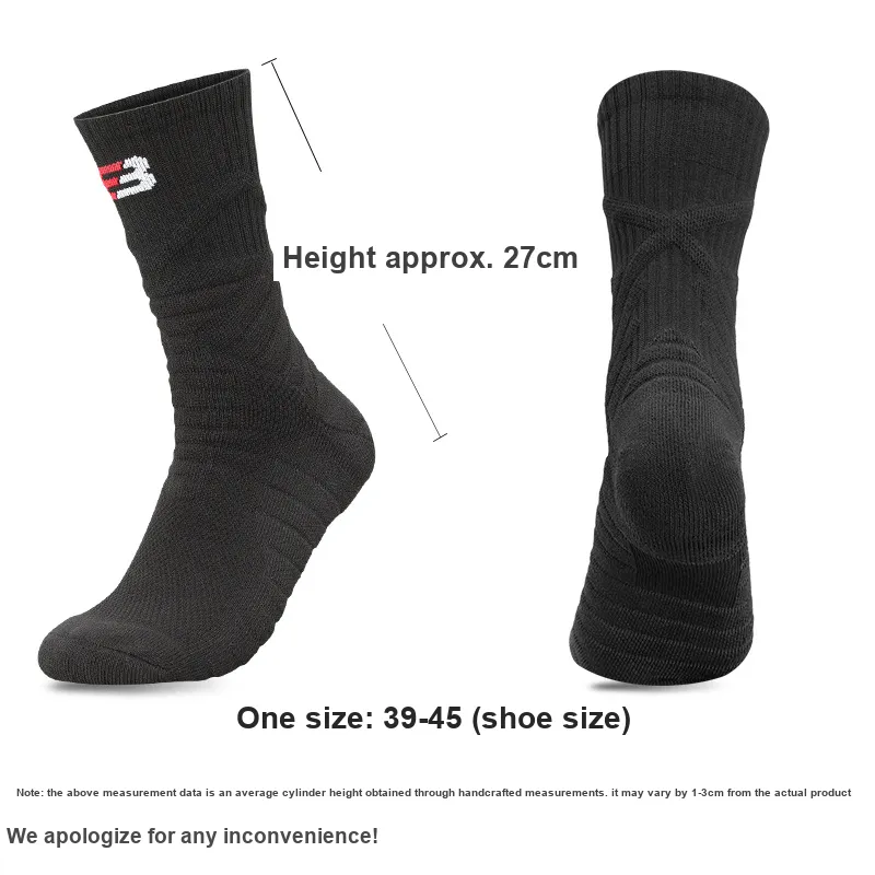 Gentle Welcome Basketball Socks Men's Combo Set-2