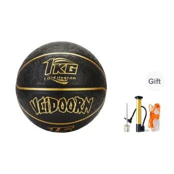 VEIDOORN PU Basketball Black Gold Size 7 Training Unisex