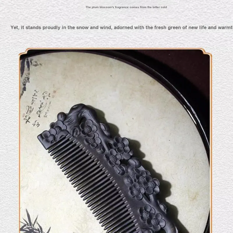 Zhou Guangsheng Valuable Handcrafted Handheld Item Comb Hair Care-2