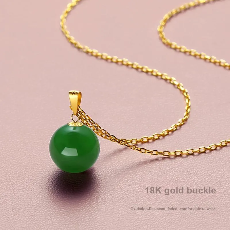 QIAOWUQIAONV Hetian Jade Necklaces Jasper Women's-2