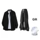 Black+Black Pants (Includes 1 White T-Shirt)