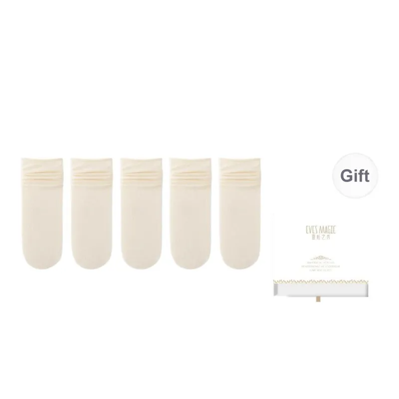 XIA.WA.ZHI.XIU Mid Calf Socks Women's Box 5 Pack-28