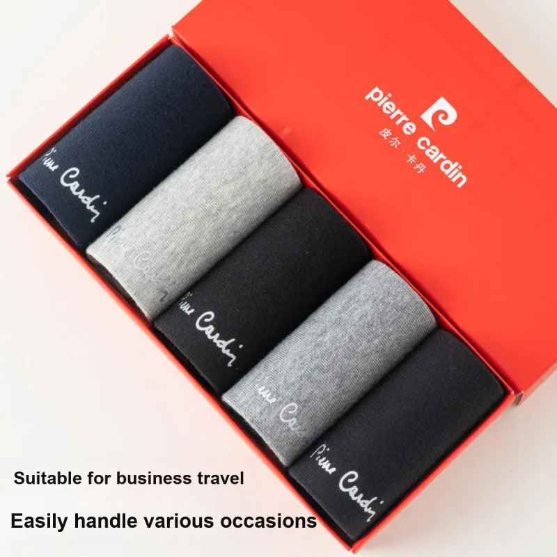 PIERRE CARDIN Mid Calf Socks Men's Box 5 Pack-2