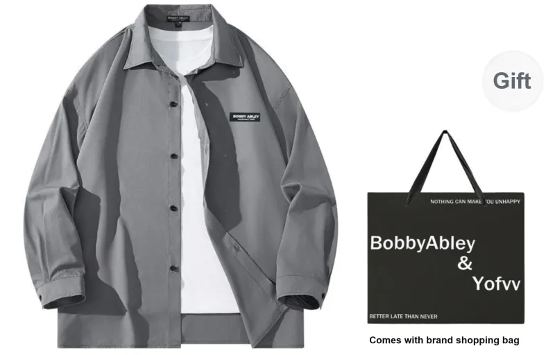 BOBBY ABLEY Shirt Coat Fall And Winter Unisex-292