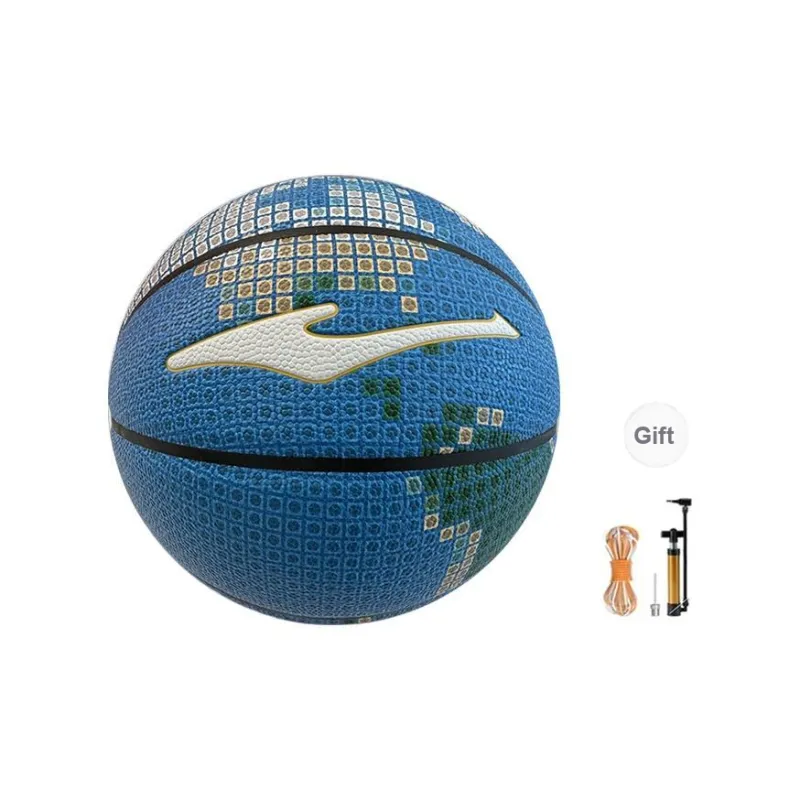 Erke PU Basketball Blue White Size 7 Ball Training-1