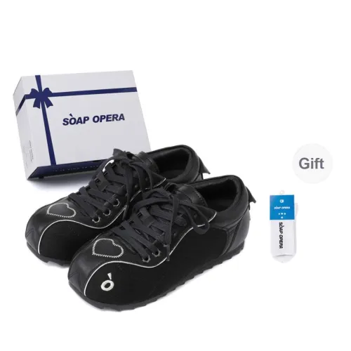 SOAP OPERA Slip Resistant, Abrasion Resistant, Breathable Low Top Casual Shoes Unisex Black