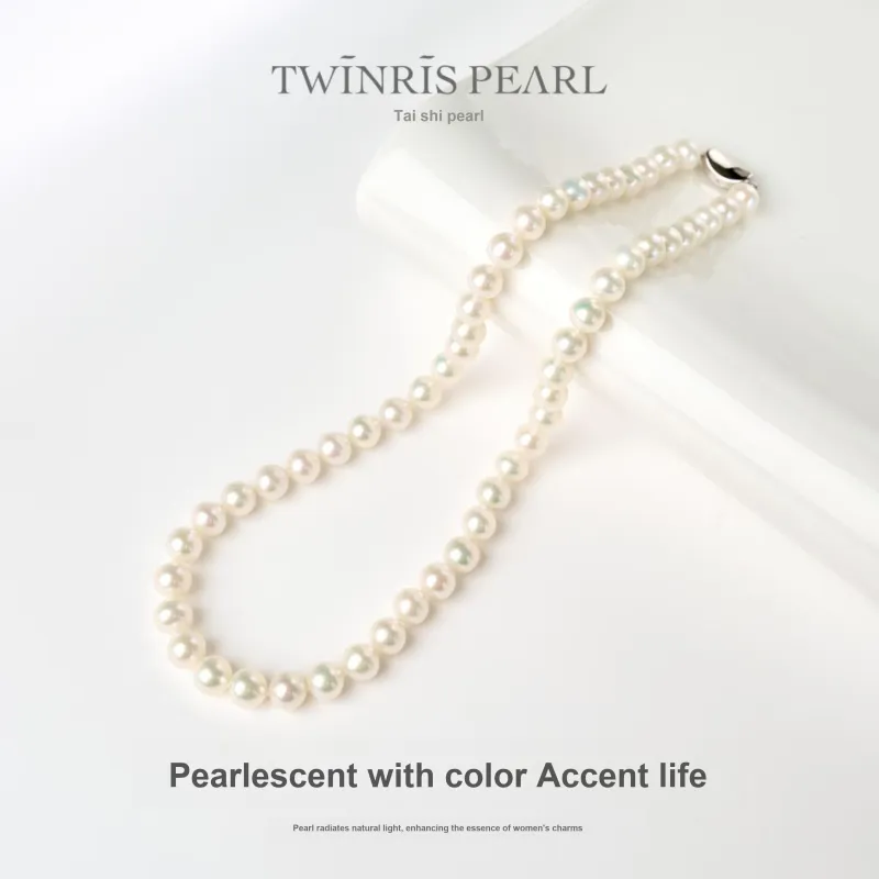 Thai Poetry Pearls Pearl Necklaces Women's-2