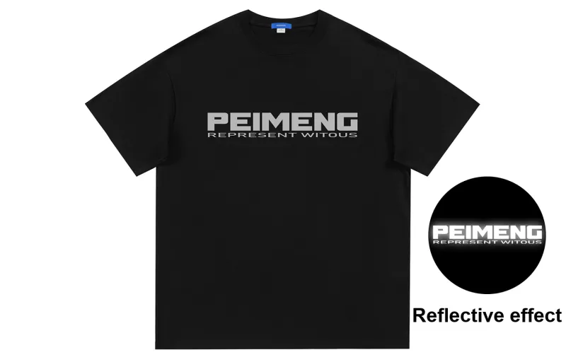 PEIMENG Short Sleeved T Shirts Unisex Comes With Necklace-41