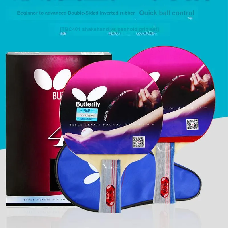 Butterfly Ping Pong Paddles Unisex All Wood Blue-3