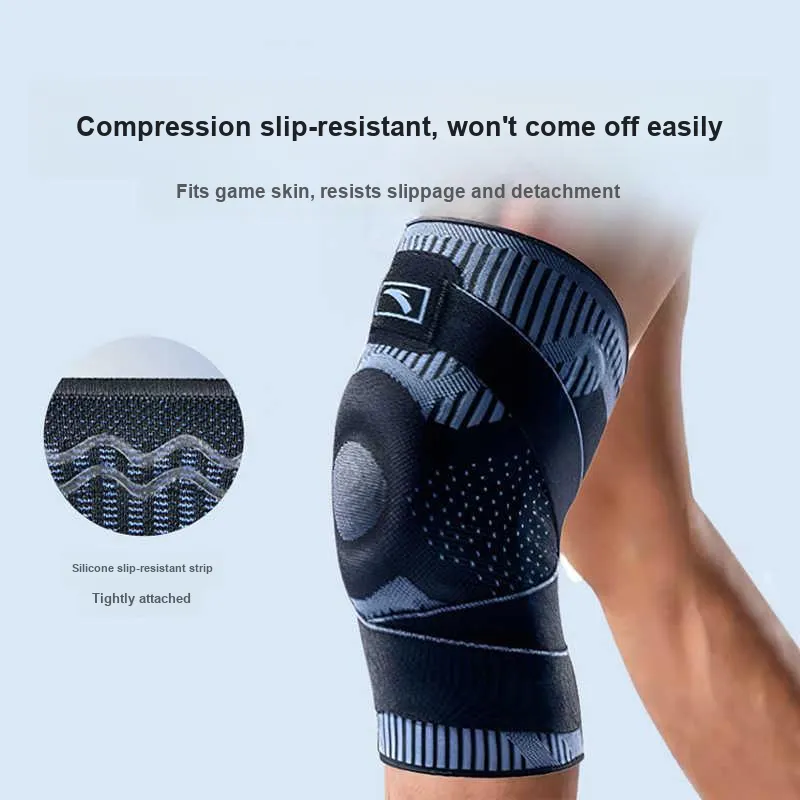 Anta Knee Pads Polyester Polyamide Elastane Running Mountaineering Basketball Women's-1